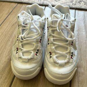 Fila women’s white sneakers